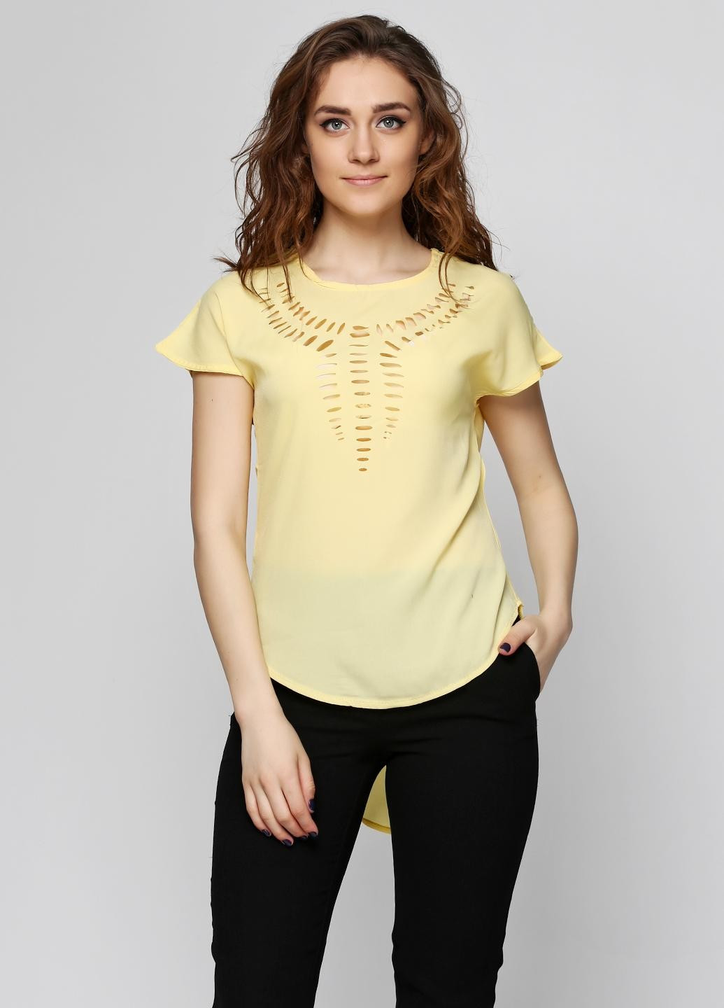 Жовта блуза No Brand