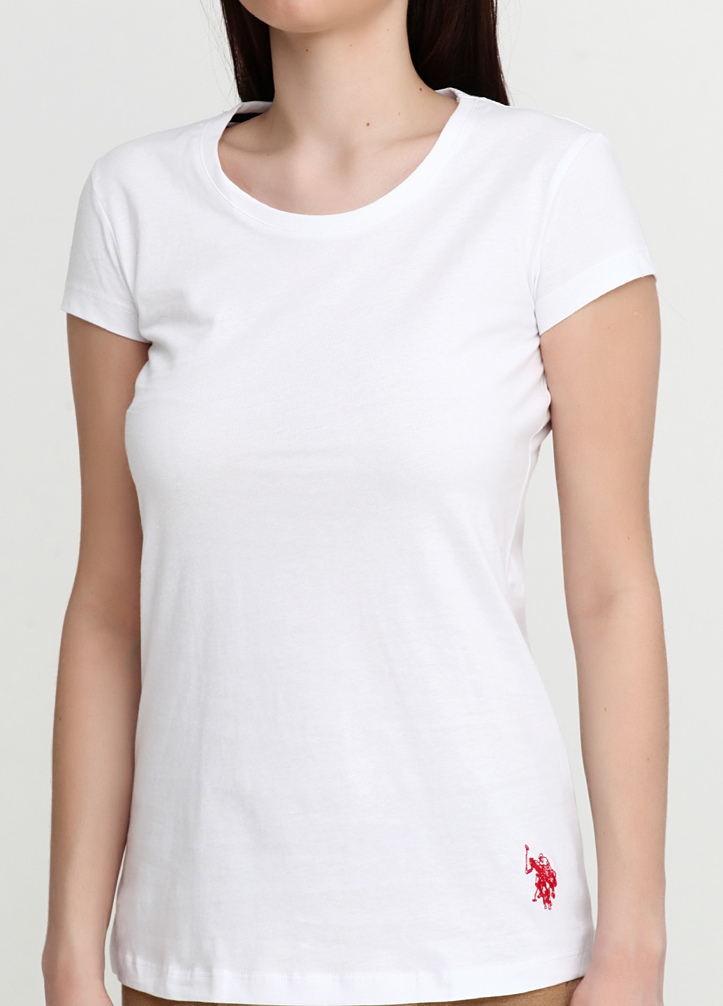 Белая всесезон футболка с коротким рукавом U.S. Polo Assn.