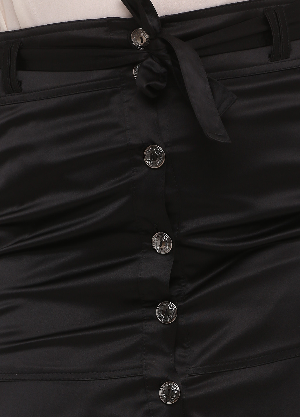Черная кэжуал однотонная юбка Helena
