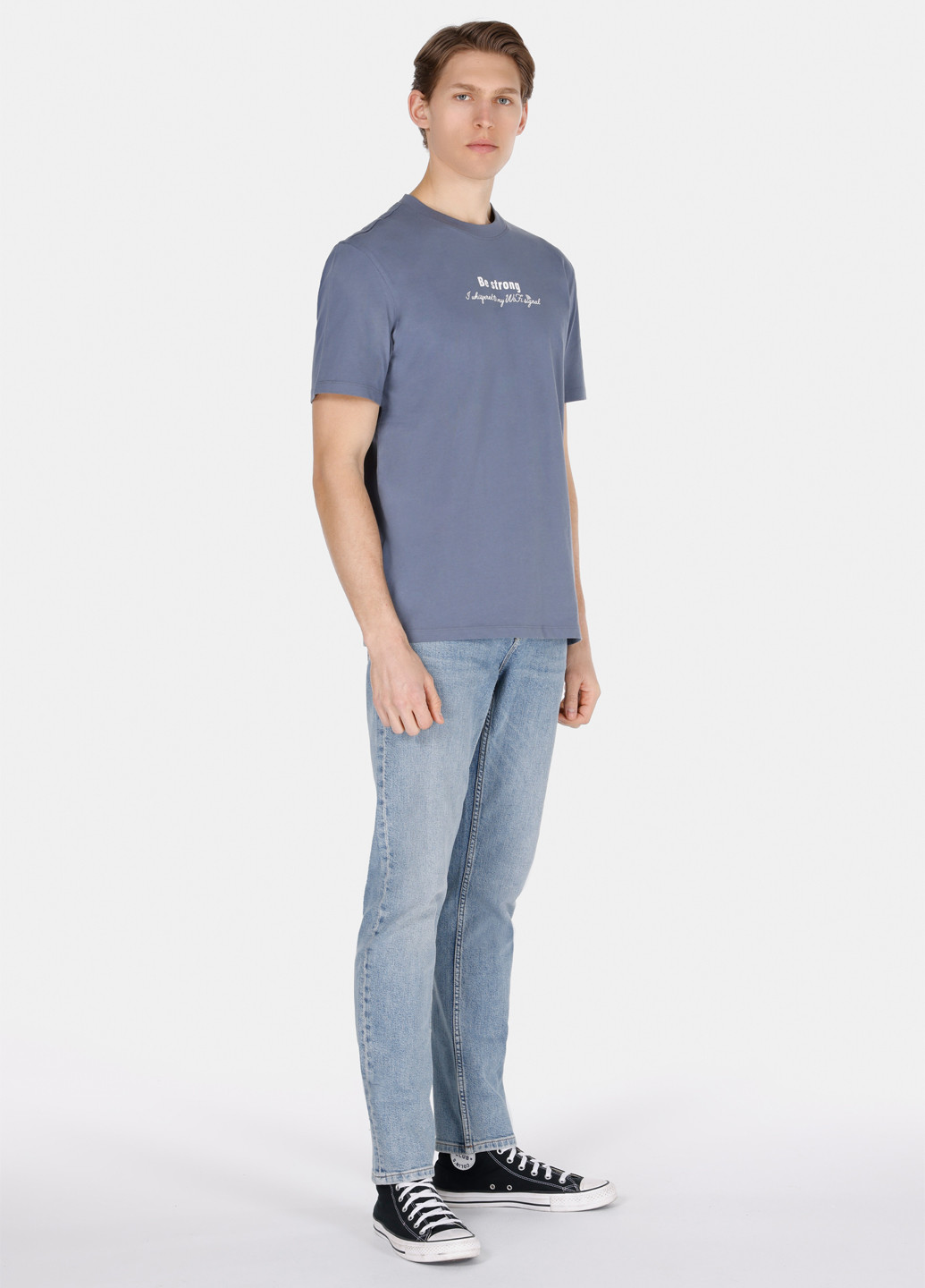 Индиго футболка Colin's