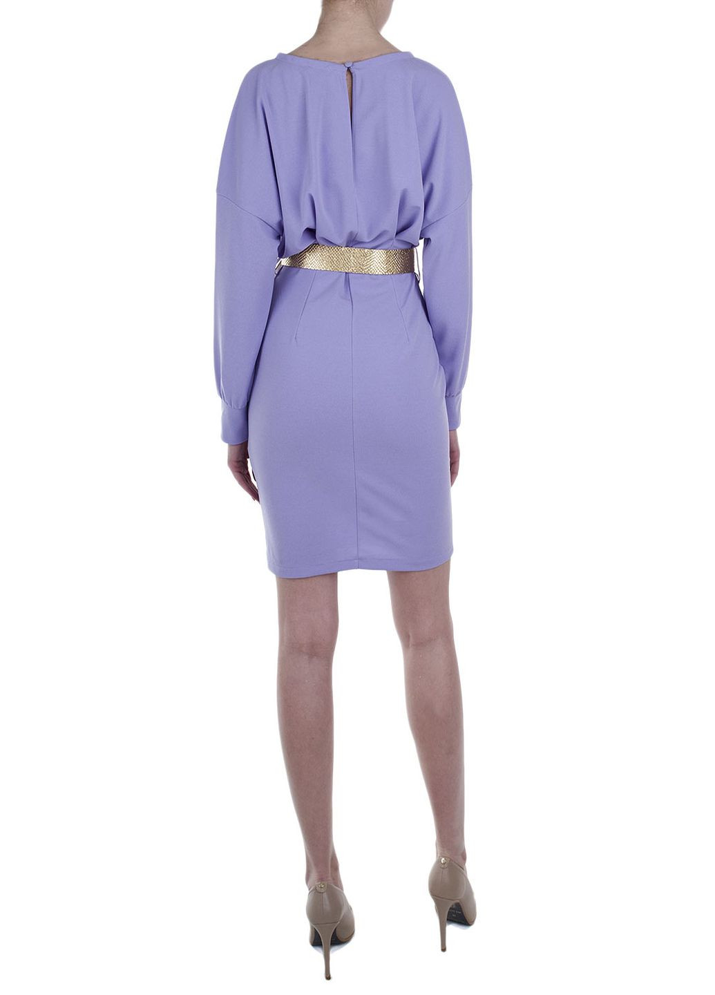 Фиолетовое кэжуал платье Miss Miss однотонное