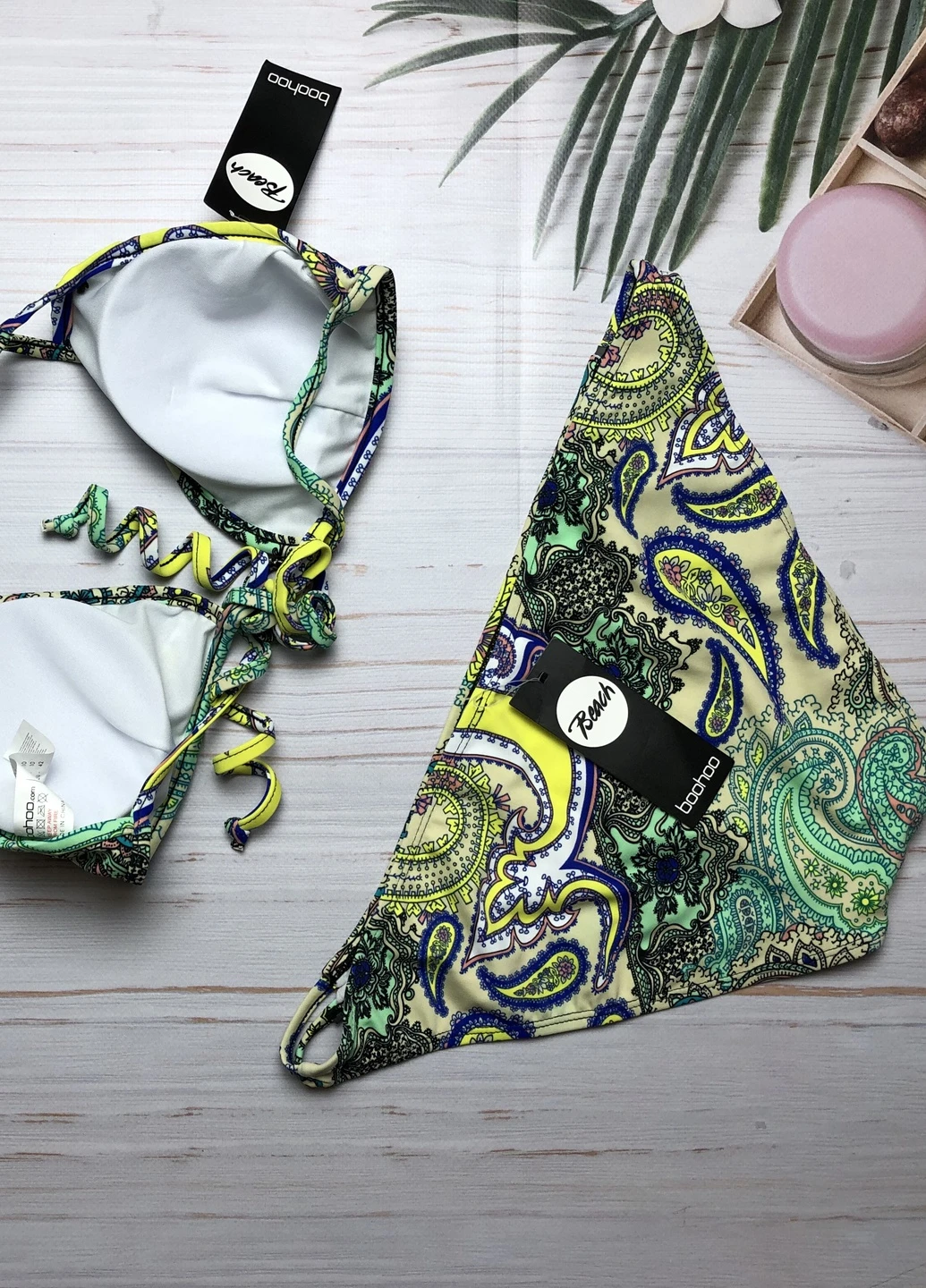 Комбинированный летний купальник Boohoo