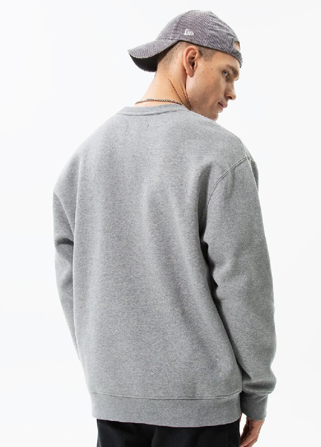 Серый свитшот dq7520-091 Jordan меланж вышивка (314813490)