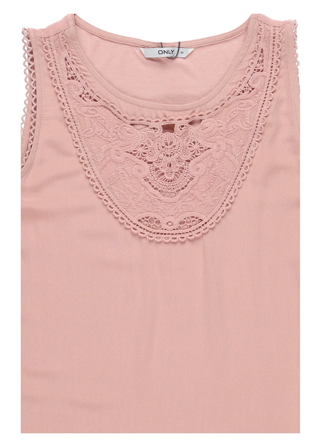 Пудрова блуза Only