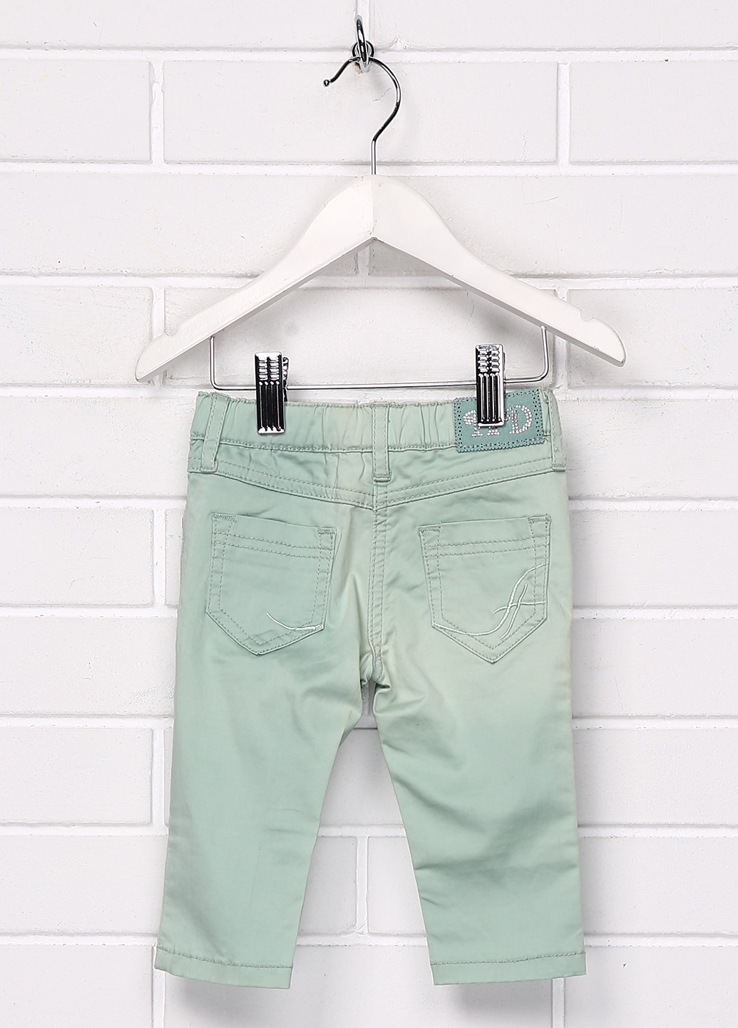 Бледно-зеленые кэжуал демисезонные брюки зауженные Heach Dolls