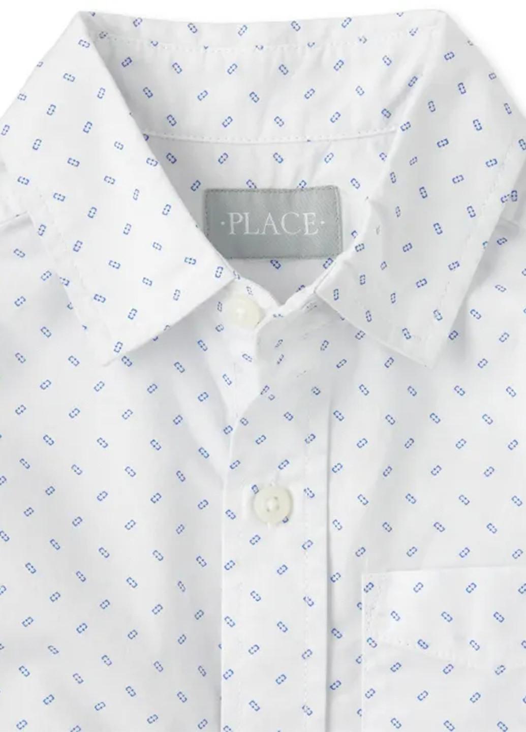 Белая кэжуал рубашка с рисунком The Children's Place