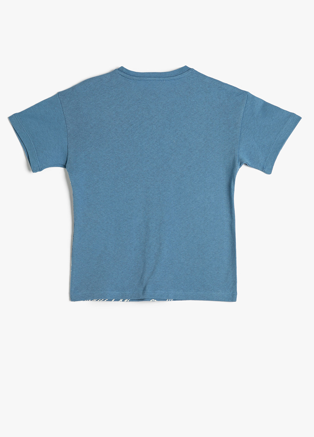 Голубая летняя футболка KOTON