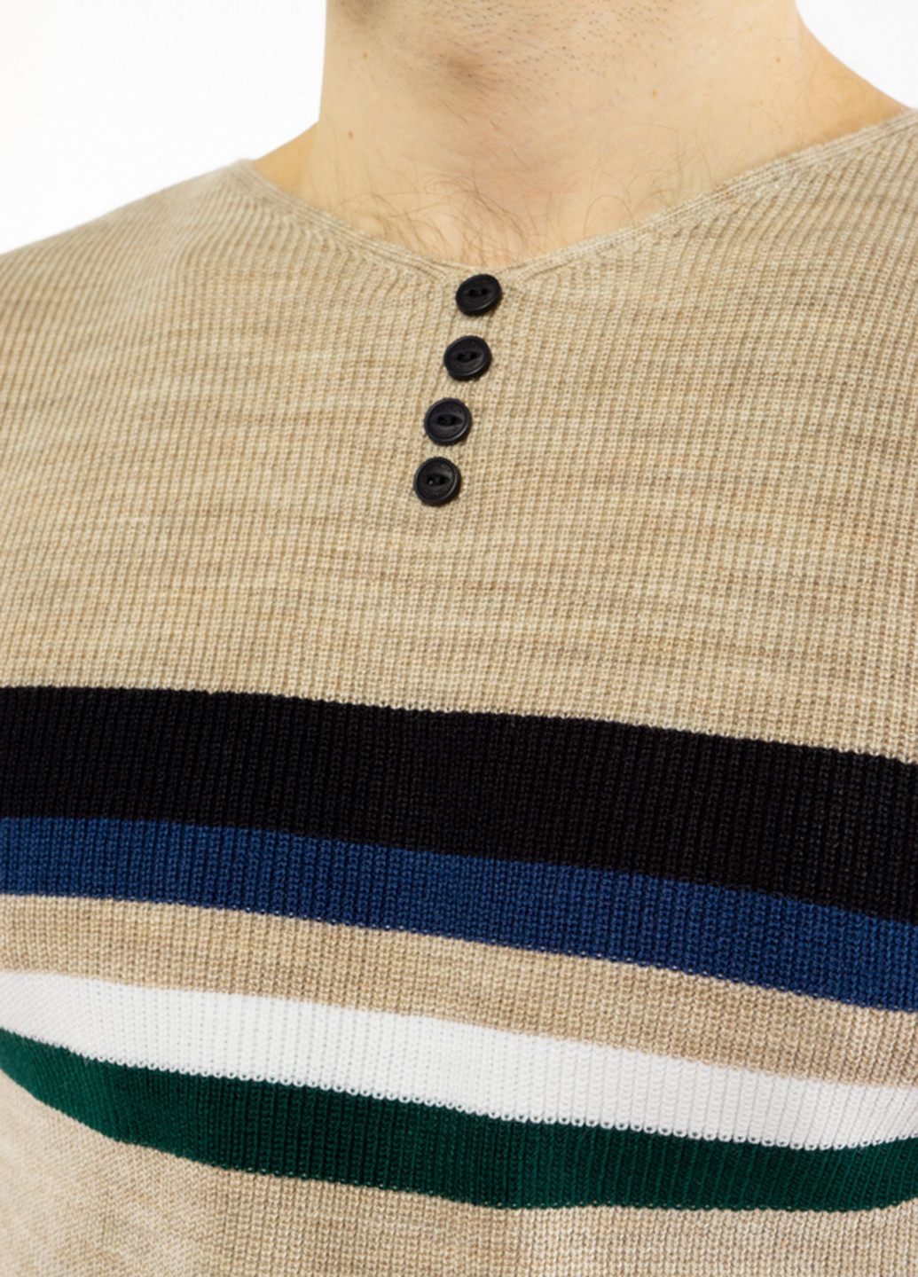 Песочный демисезонный пуловер пуловер Time of Style