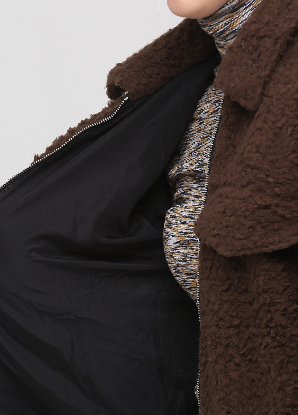 Коричневая демисезонная куртка Monki