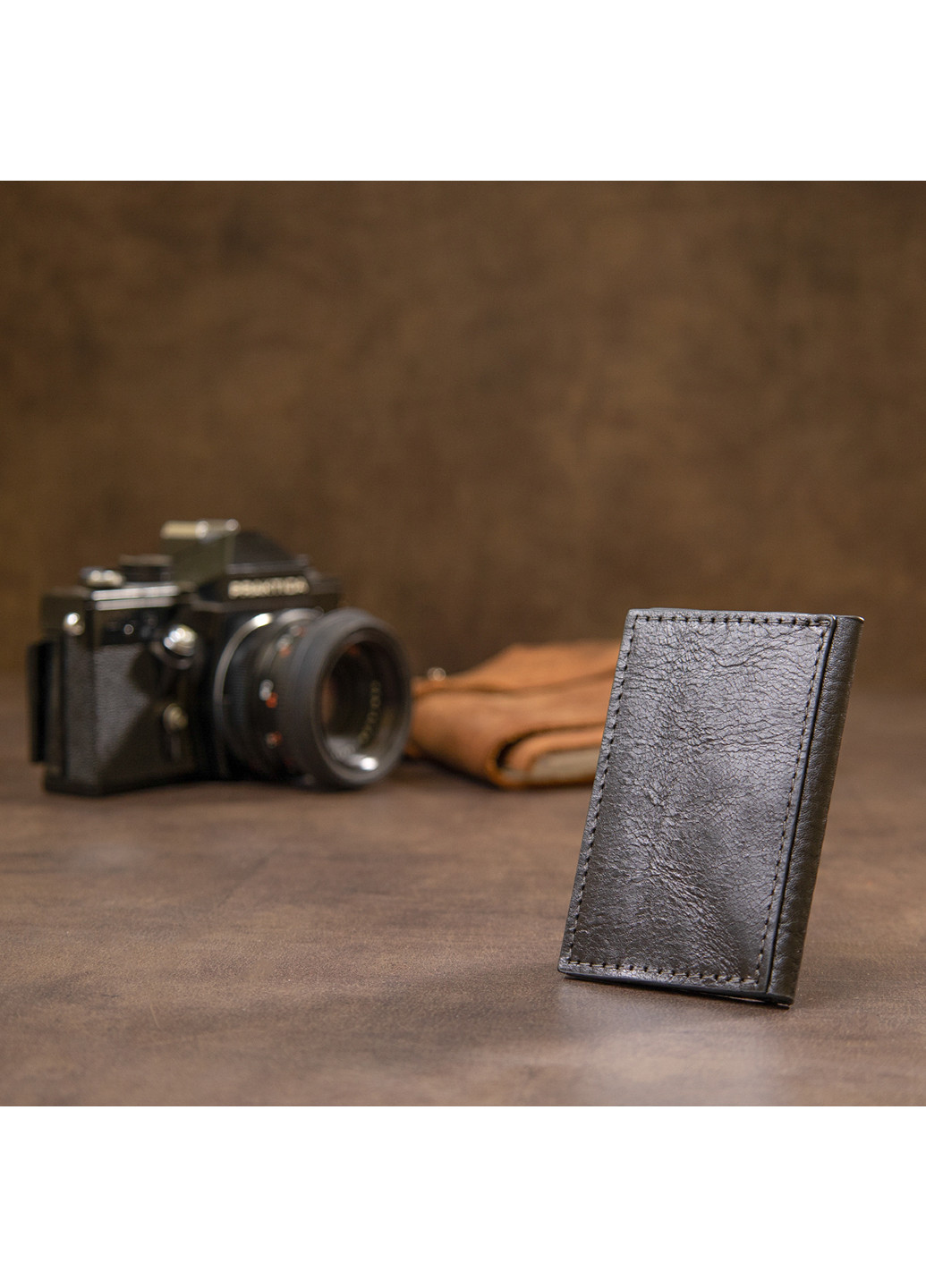 Кожаная визитница 6,5х11х0,5 см Grande Pelle (252414607)