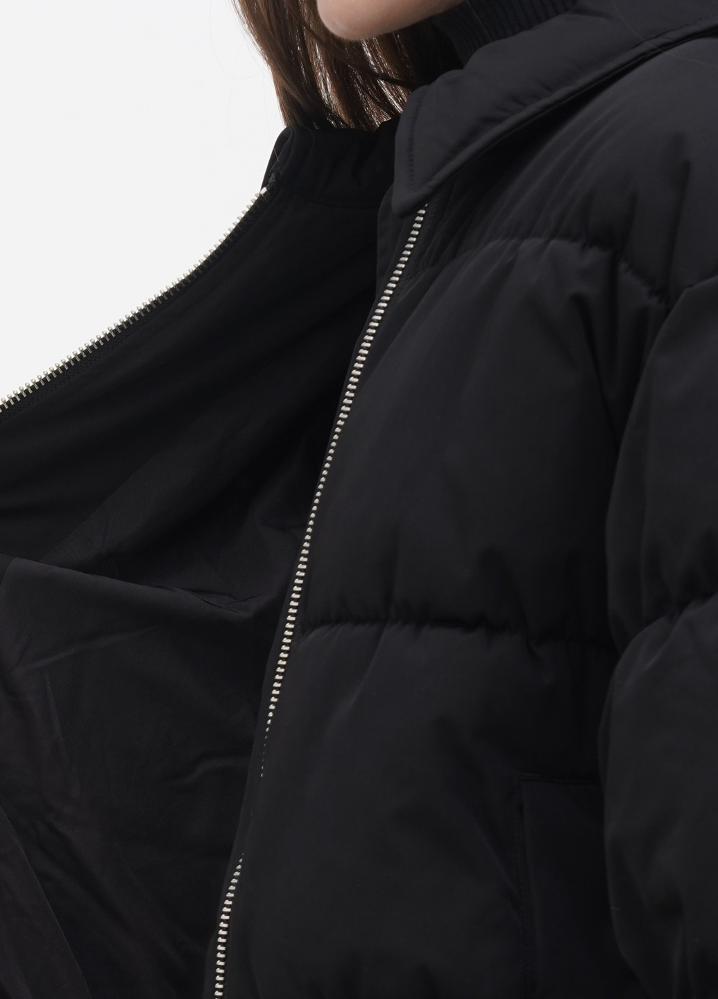 Черная демисезонная куртка Monki