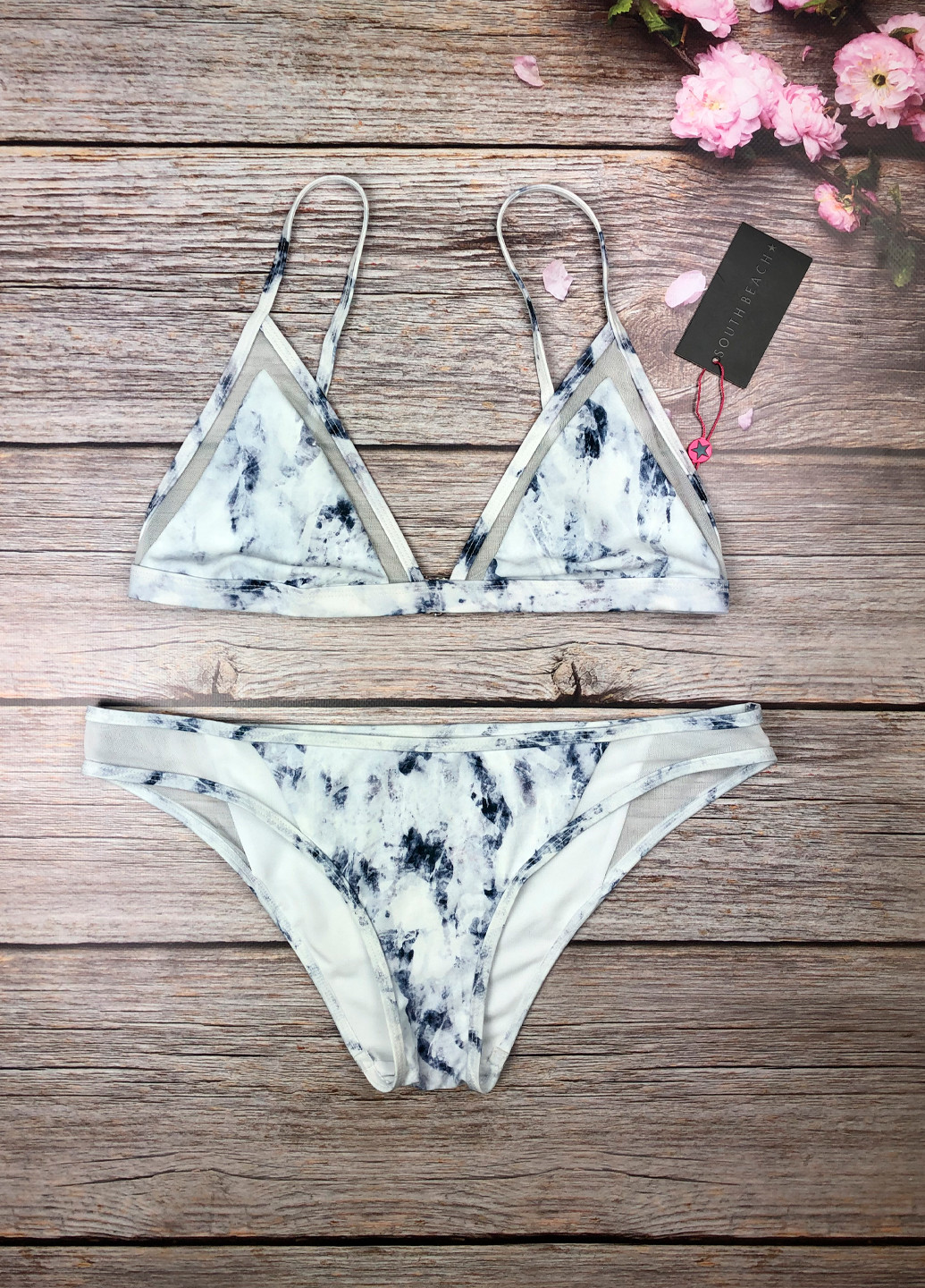 Синій літній купальник South Beach