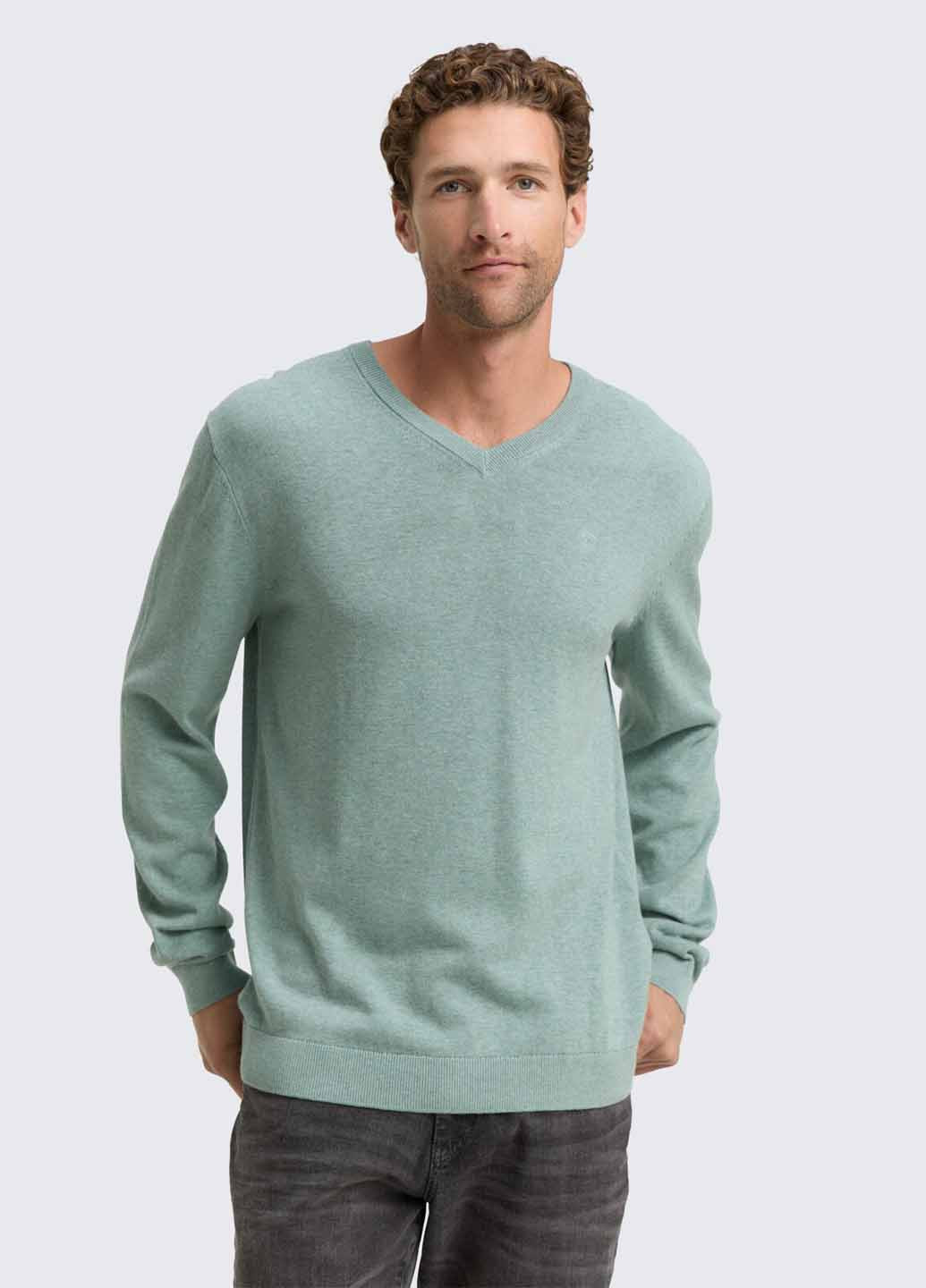 Светло-зеленый демисезонный пуловер пуловер Tom Tailor