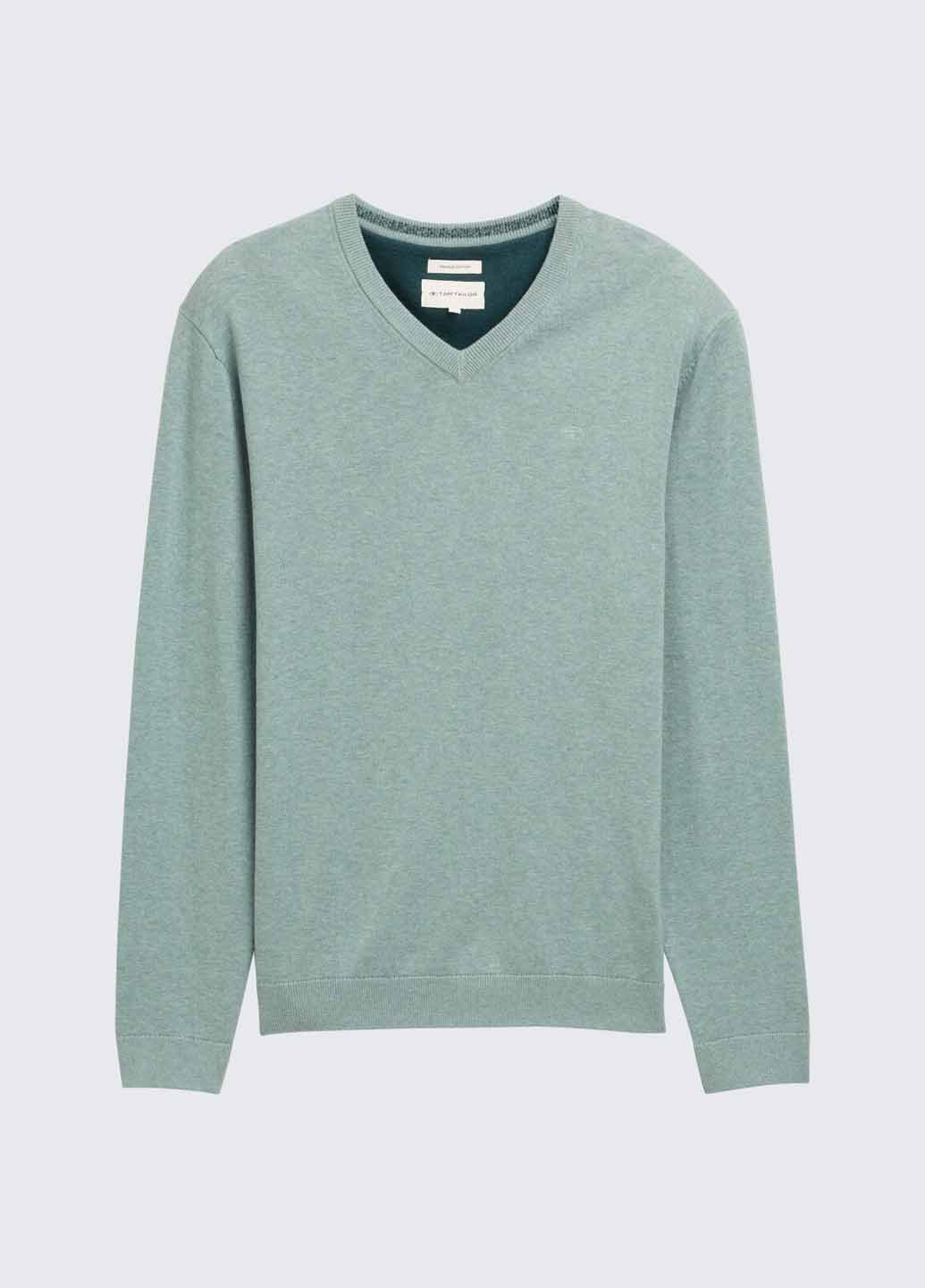 Светло-зеленый демисезонный пуловер пуловер Tom Tailor