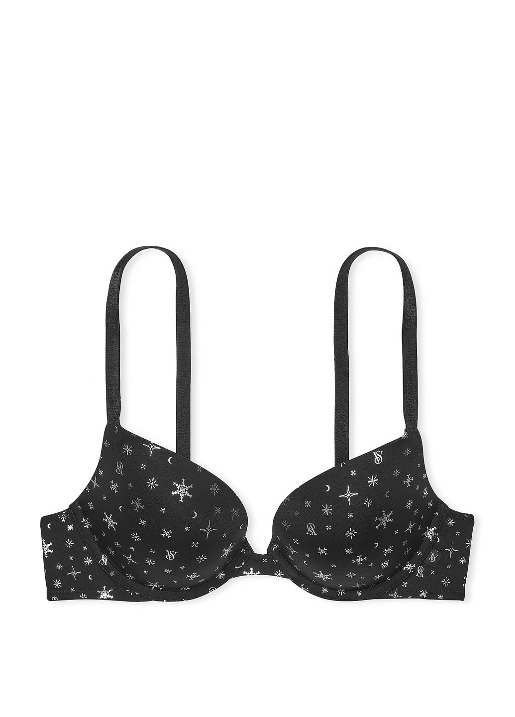 Чорний демісезонний комплект (бюстгальтер, трусики) Victoria's Secret