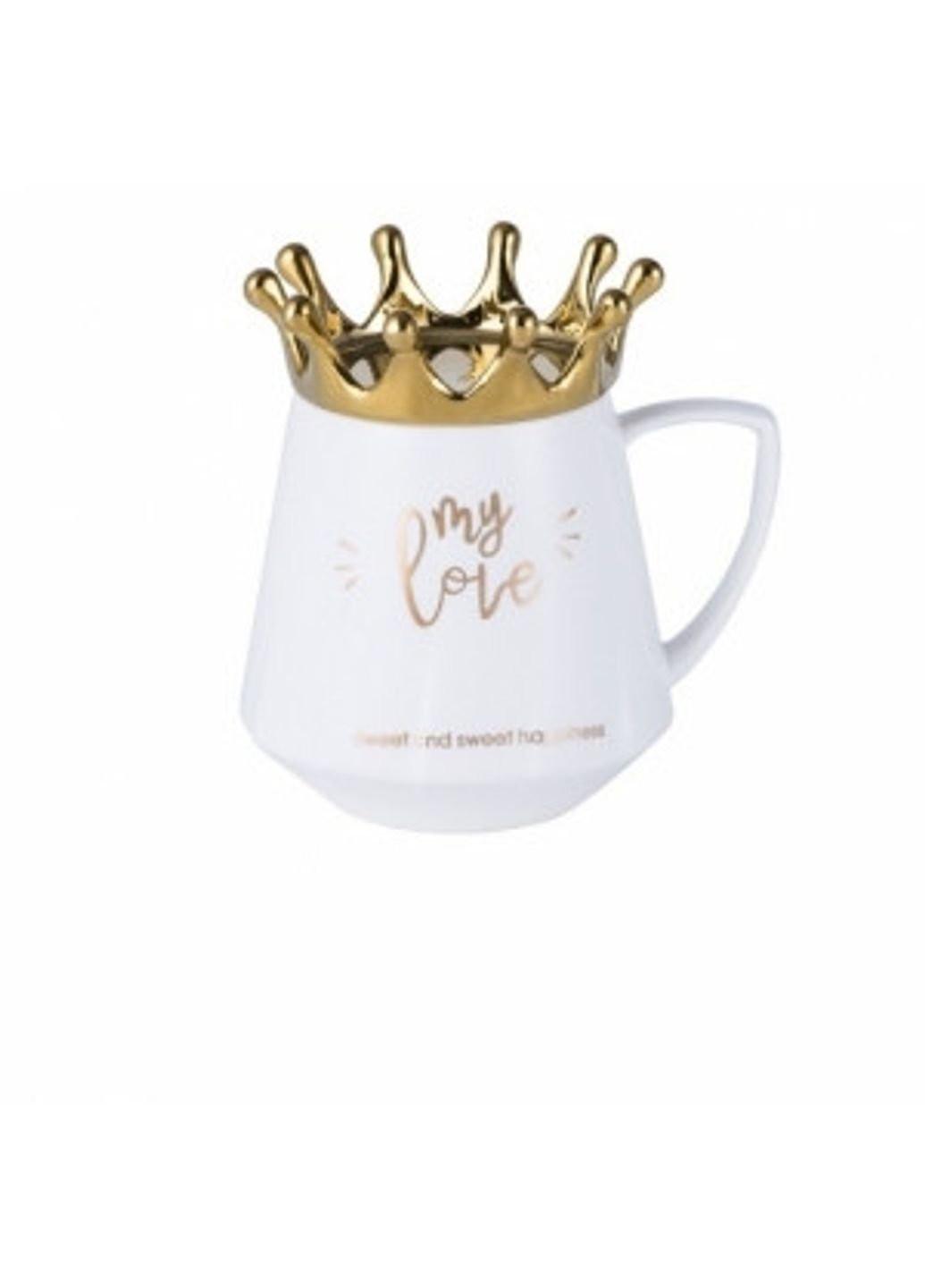 Кружка с крышкой My love 6819 350 мл No Brand (253669246)