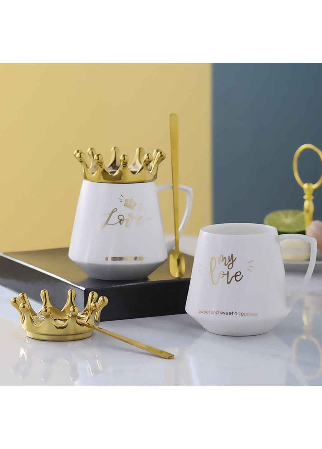 Кружка с крышкой My love 6819 350 мл No Brand (253669246)