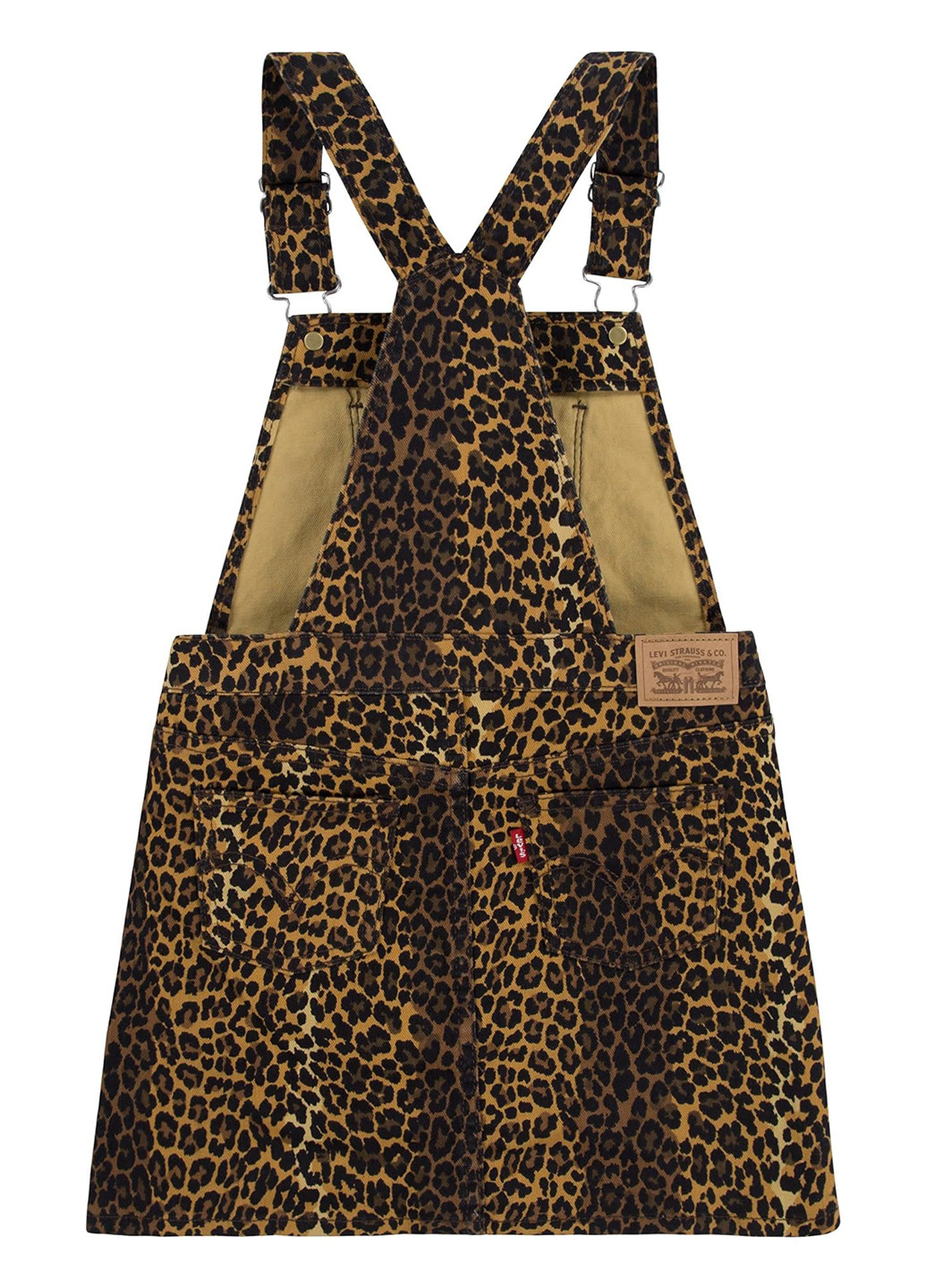Демисезонный сарафан Levi's леопардовый