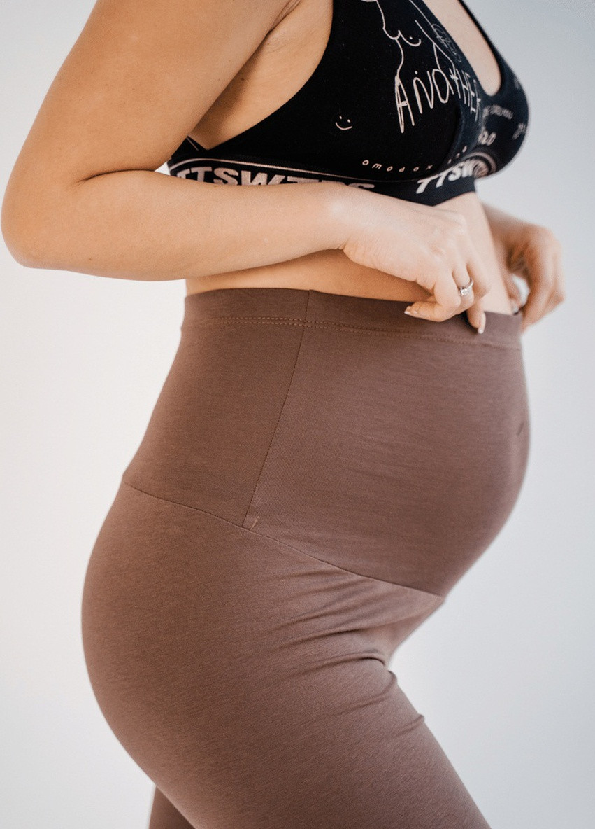 Штани легінси для вагітних, майбутніх мам чорні To Be (228254806)