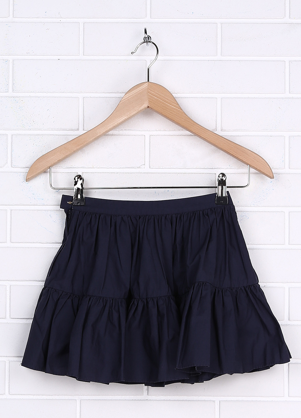 Темно-синяя кэжуал однотонная юбка Juicy Couture мини