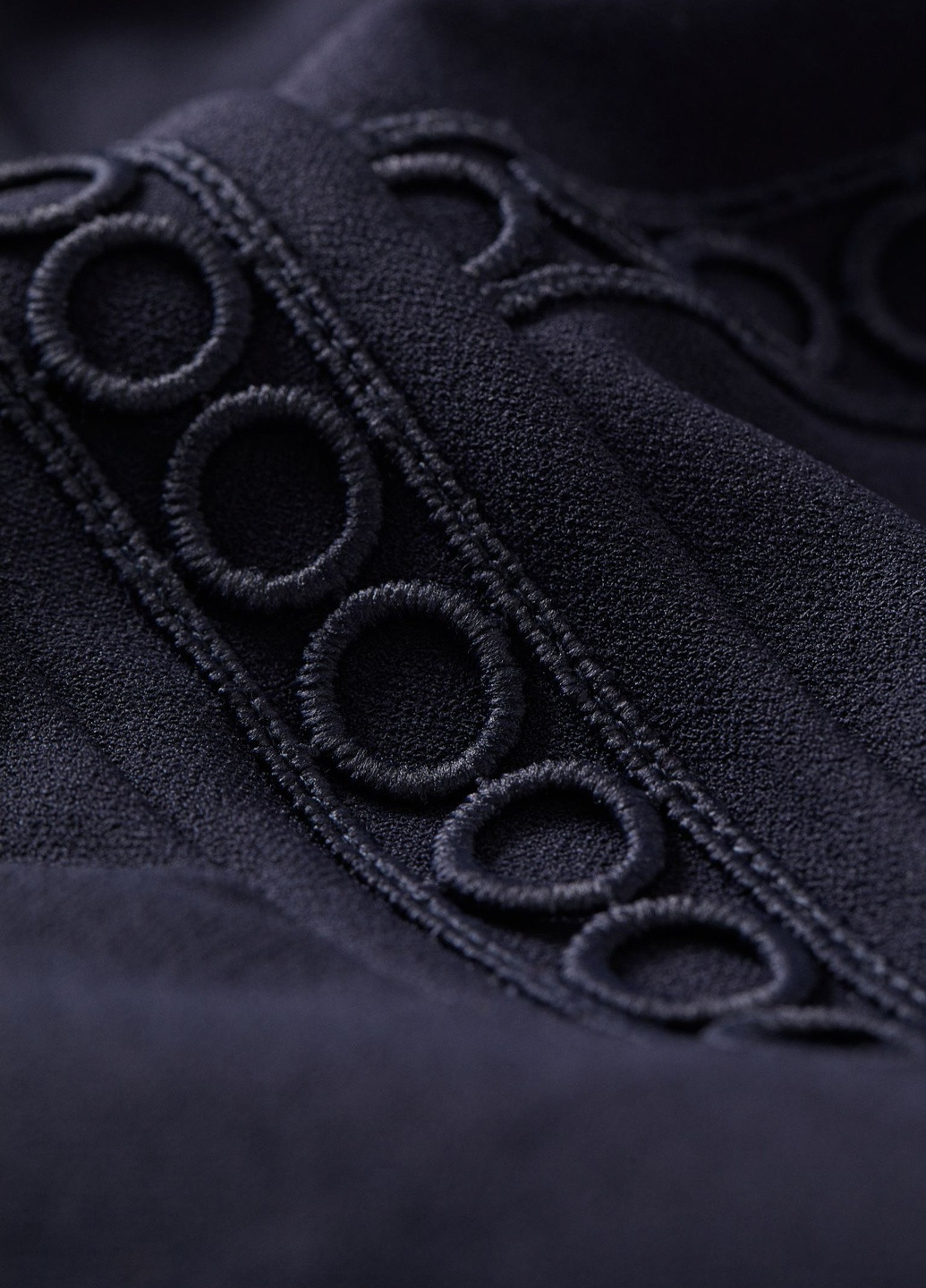 Темно-синя кежуал сукня H&M однотонна