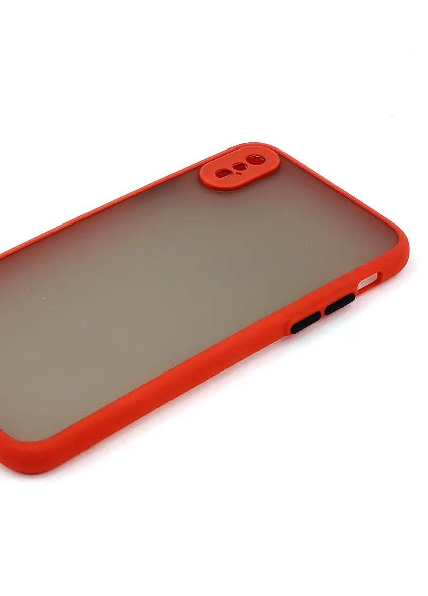 Силіконовий Чохол Накладка Avenger Totu Series Separate Camera iPhone Xs Max Red No Brand (254091378)