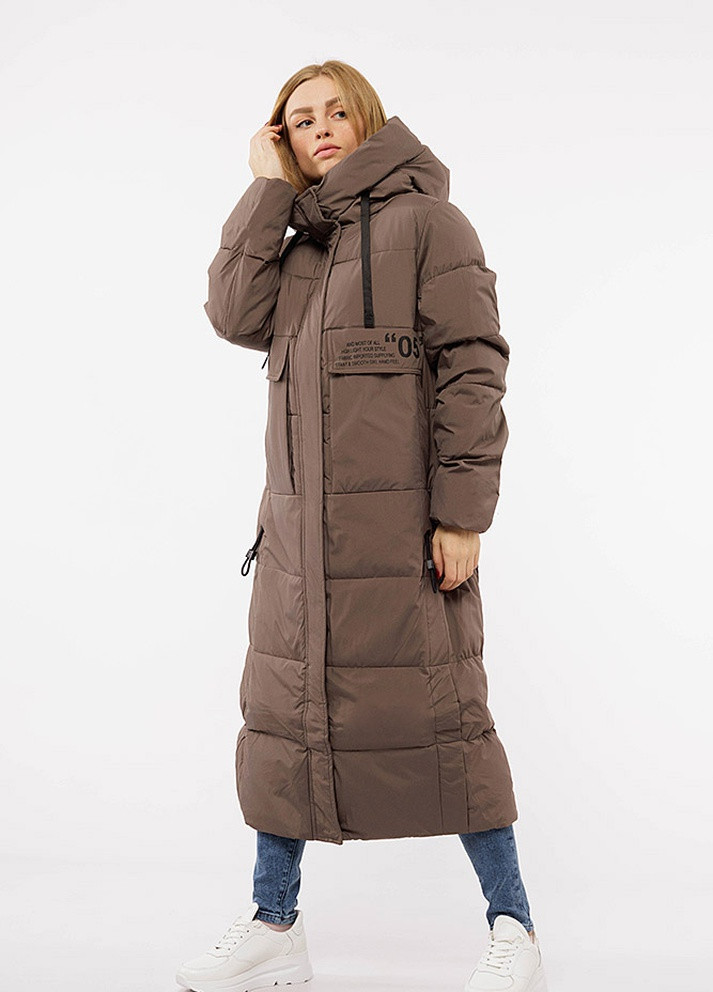 Бежева зимня жіноча куртка No Brand
