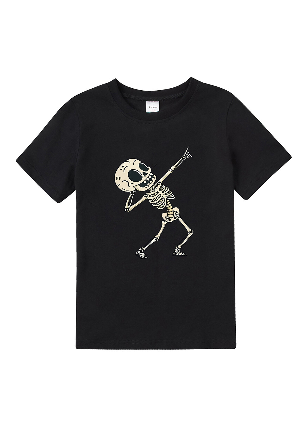 Чорна літня футболка Garnamama