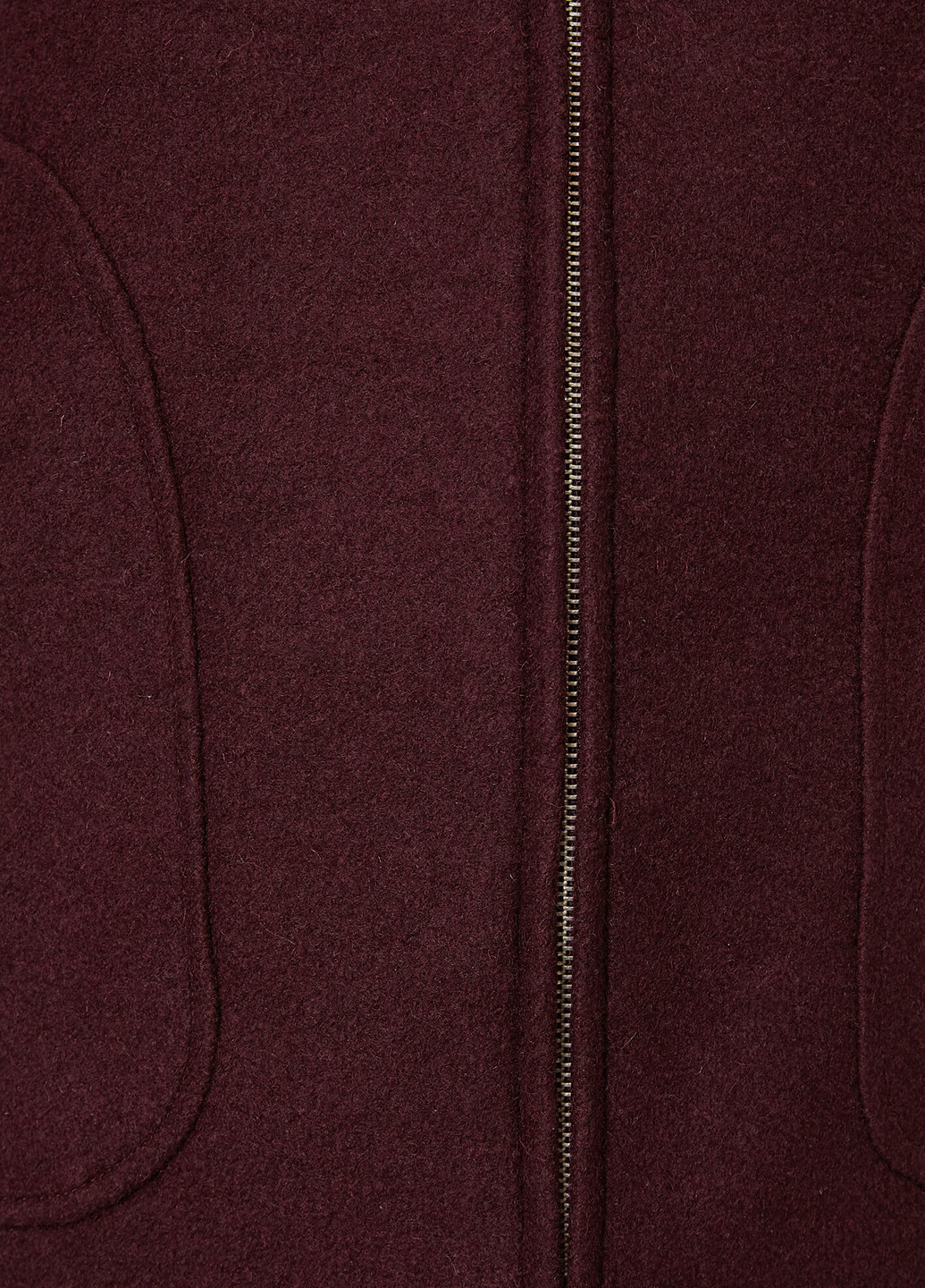 Темно-бордовое зимнее Пальто однобортное KOTON