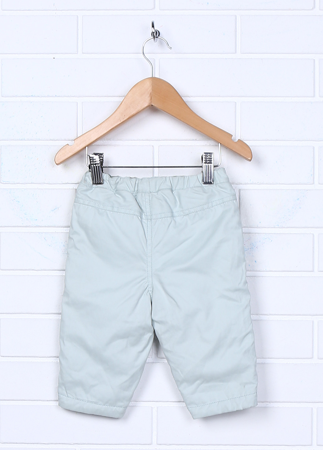 Бледно-зеленые кэжуал демисезонные брюки со средней талией Motion Wear