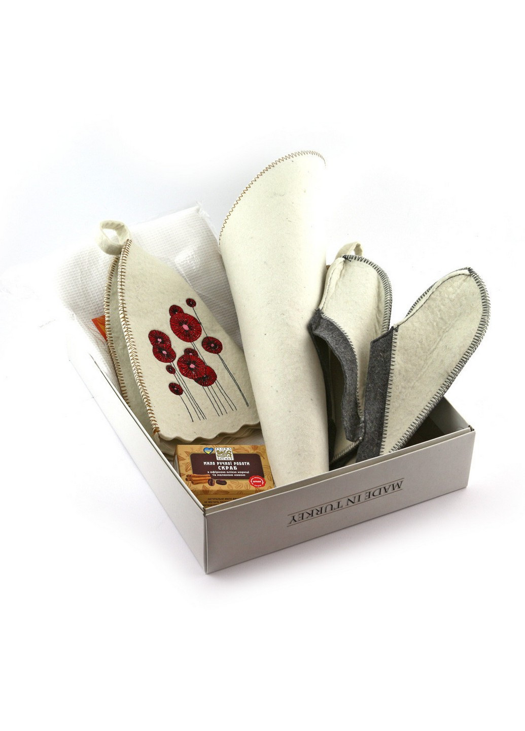 Подарочный комплект для сауны Маки, 5 предметов Luxyart (219981451)