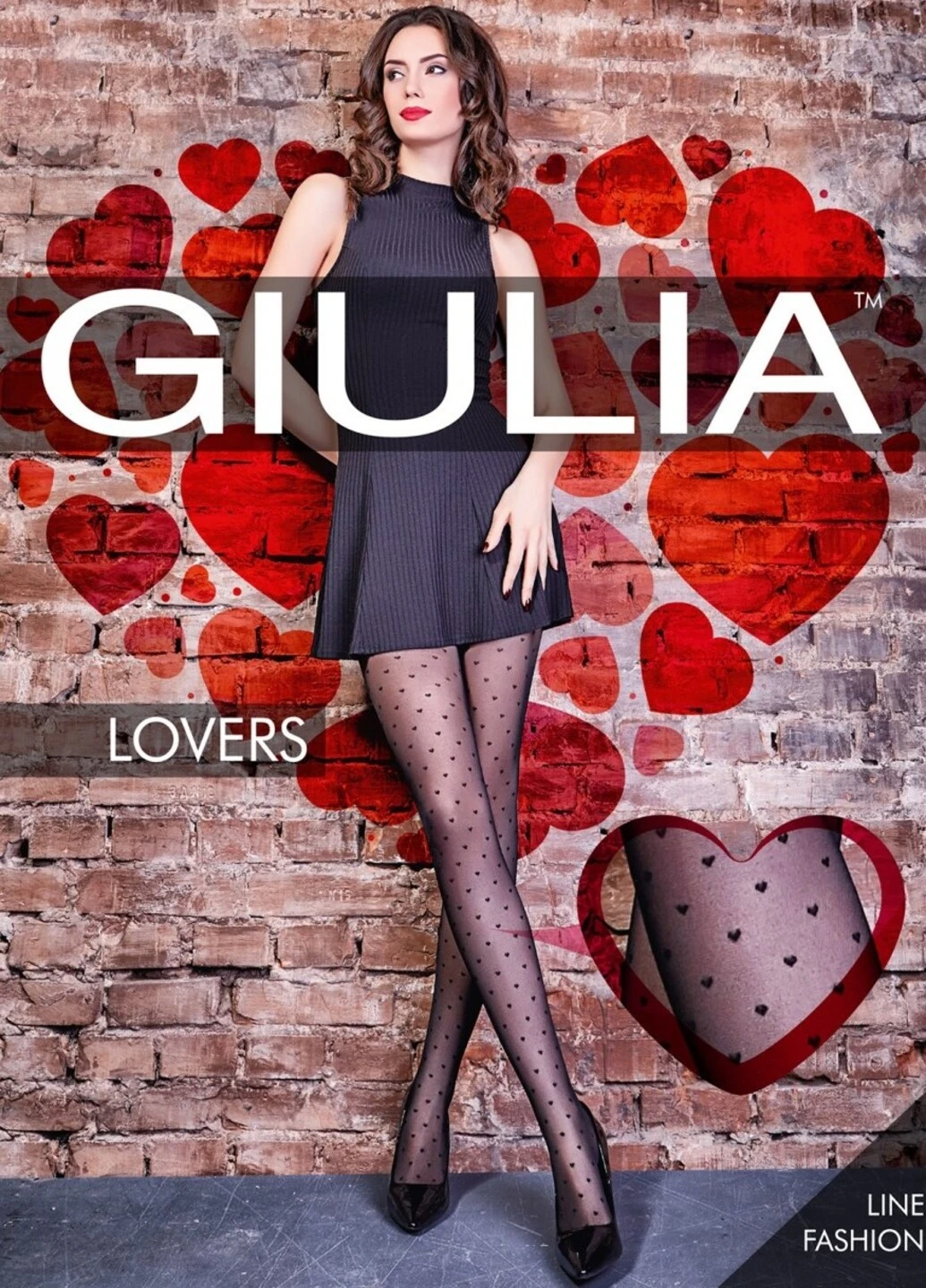 Колготи жін. LOVERS 20 (4)-nero-4 Giulia LOVERS 20 (4) (252868796)