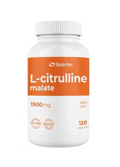 L-цитруллин L-Citrulline malate 1500мг 120 капс Sporter (254371972)