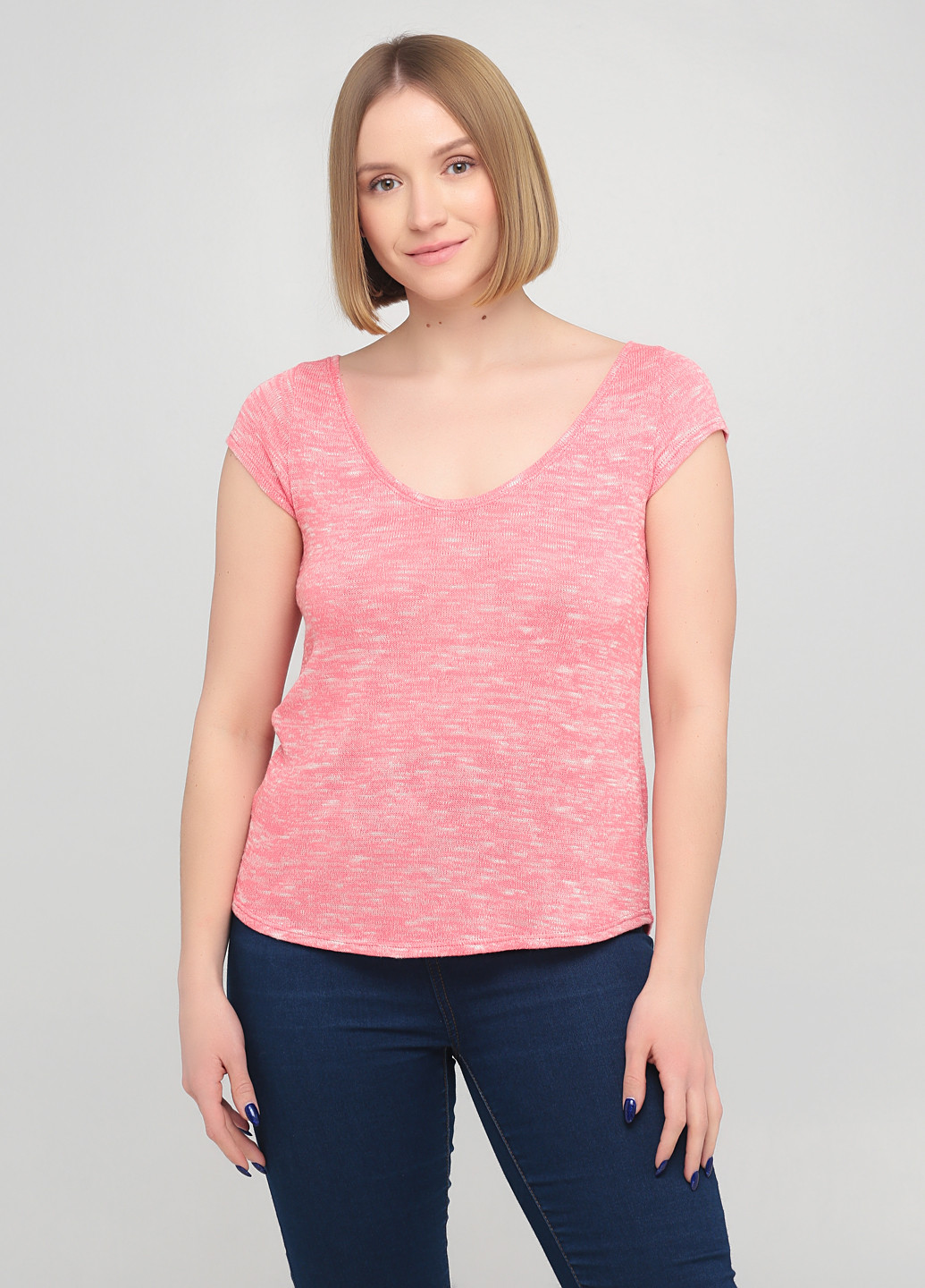 Рожева літня футболка Promod