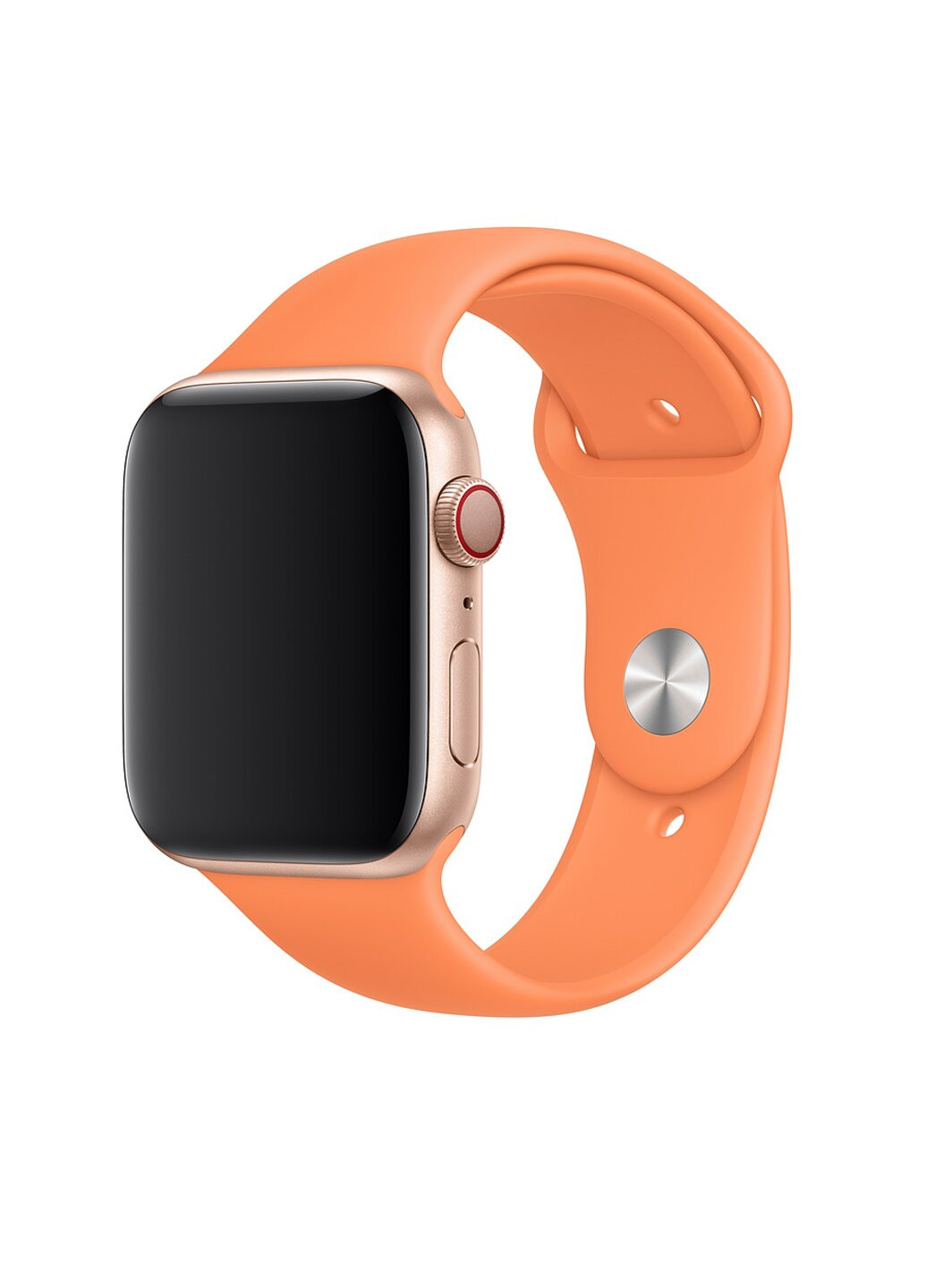 Ремінець силіконовий Sport Band для Apple Watch 38 / 40mm size (s) Papaya ARM (222374746)