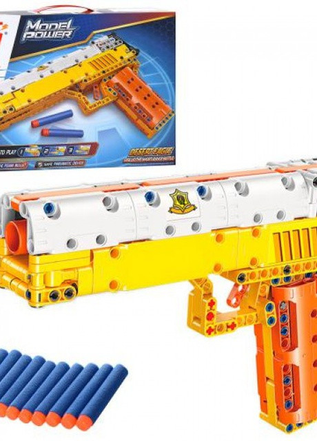 Конструктор 52001 Пистолет Eagle, стреляющий, 222 детали Qman (253827845)