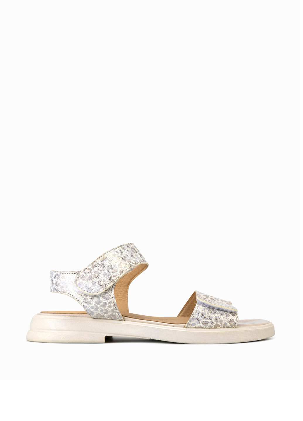 Светло-бежевые босоножки Alromaro на липучке