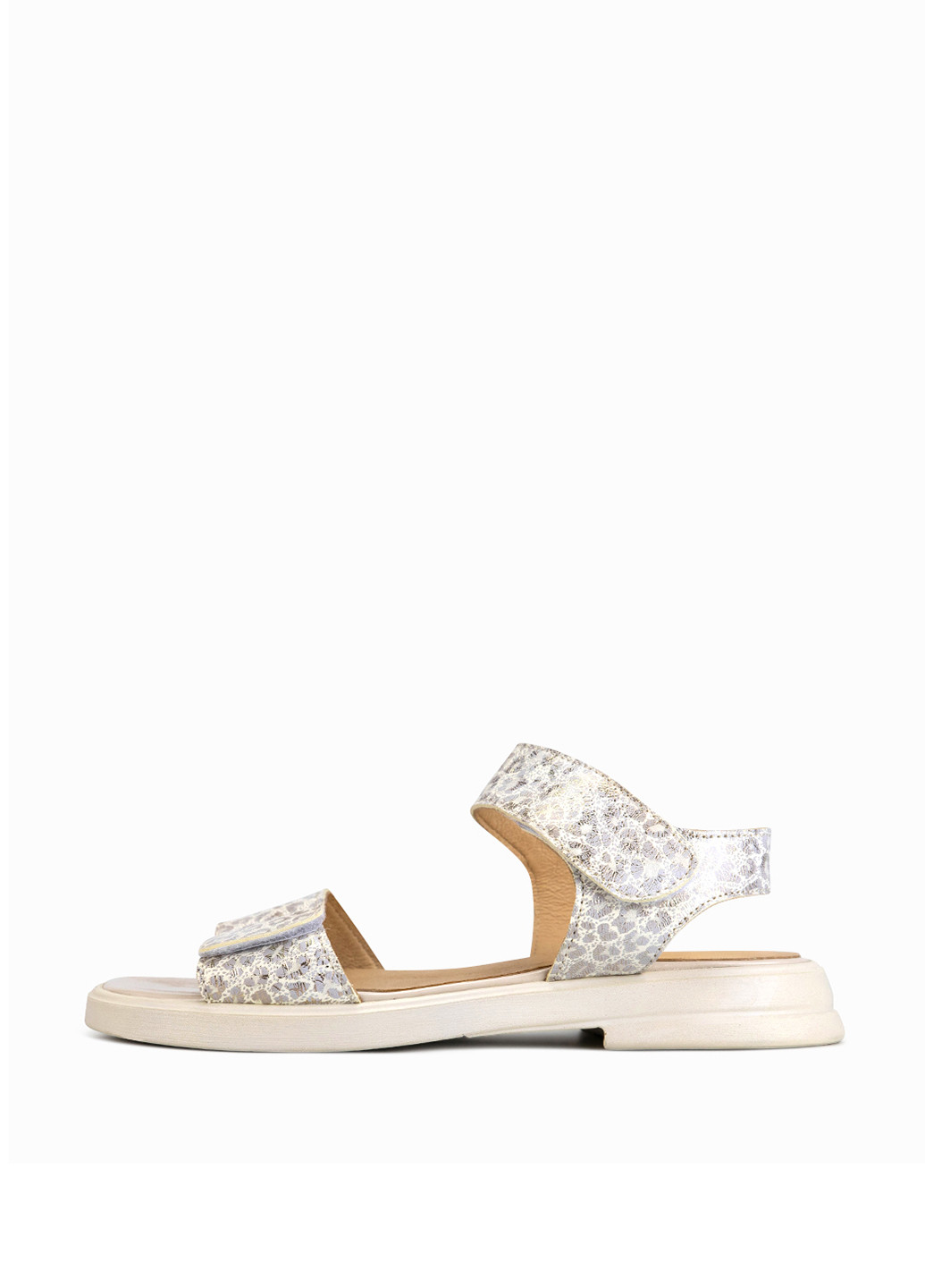 Светло-бежевые босоножки Alromaro на липучке