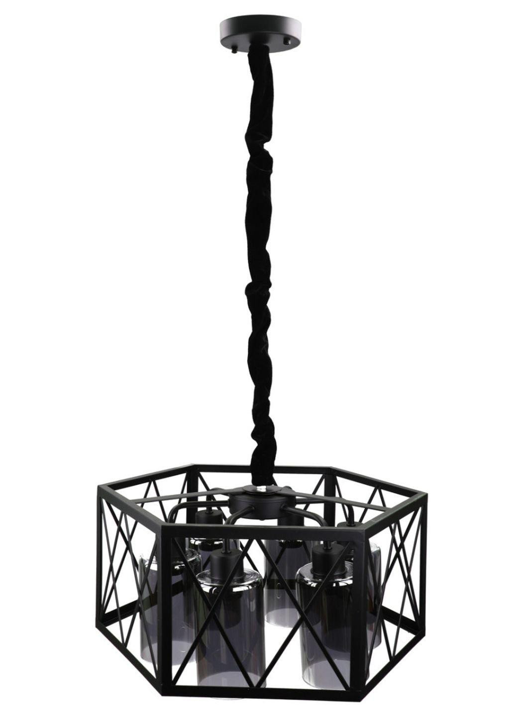 Люстра потолочная подвесная в стиле LOFT (лофт) 12176/6-gr Черный 30х50х50 см. Sunnysky (253122498)