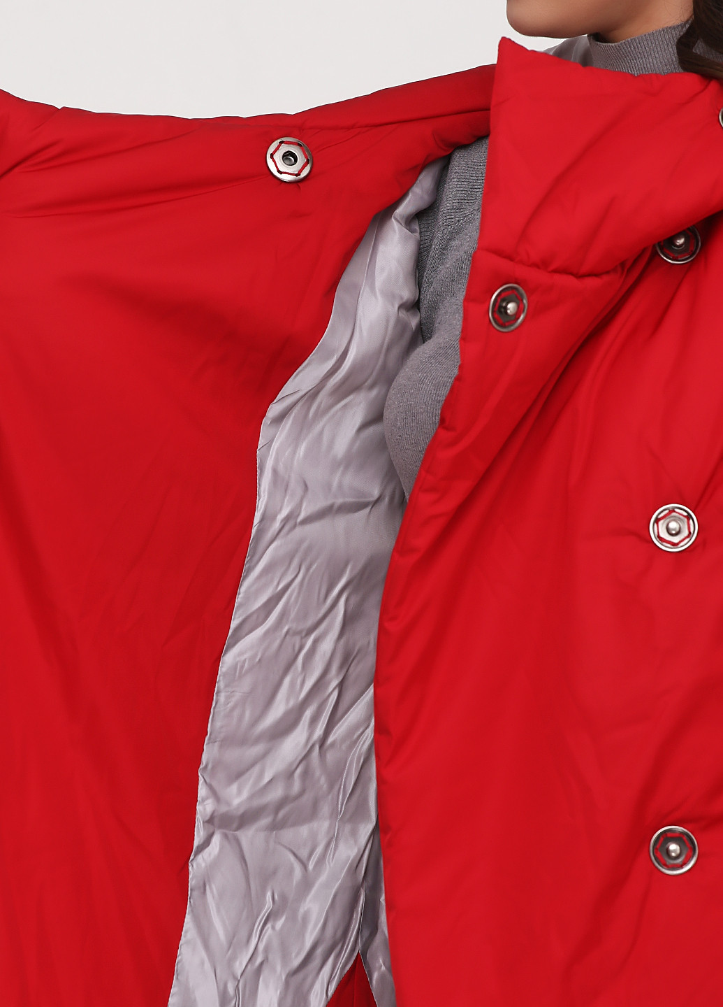 Червона демісезонна куртки No Brand