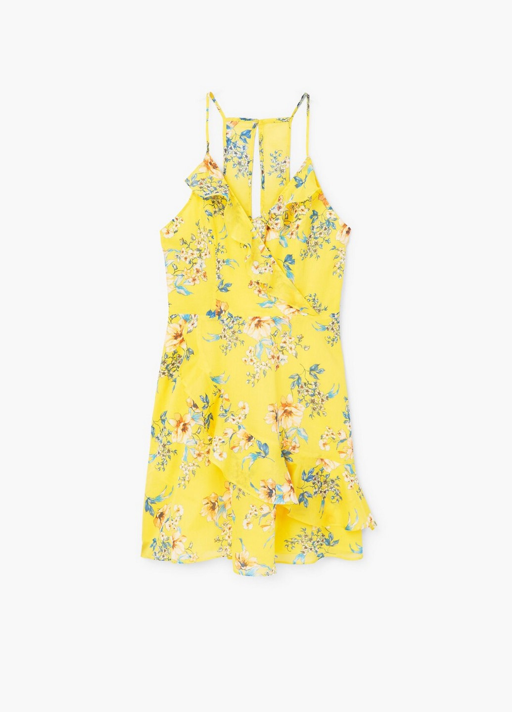 Жовтий кежуал сукня Mango