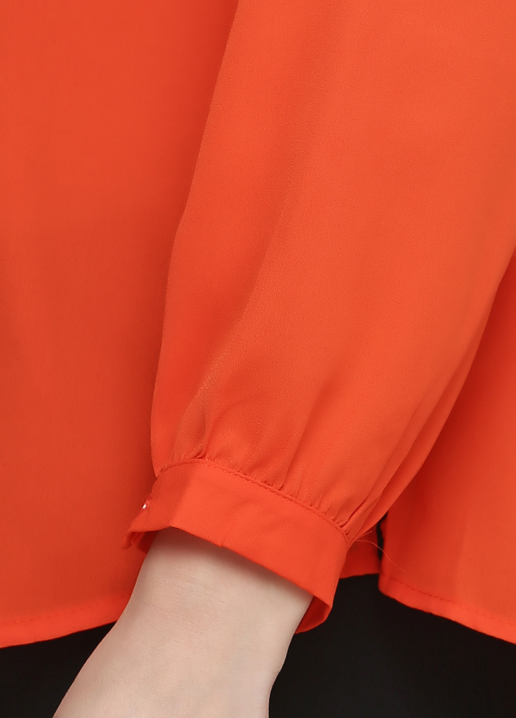Оранжевая демисезонная блуза Ellis