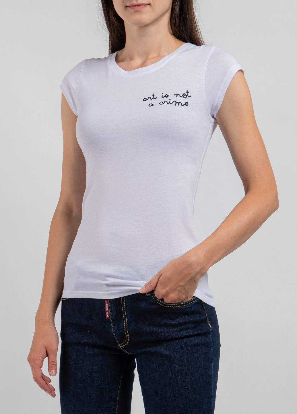 Белая футболка с принтом Ko Samui - (250382540)