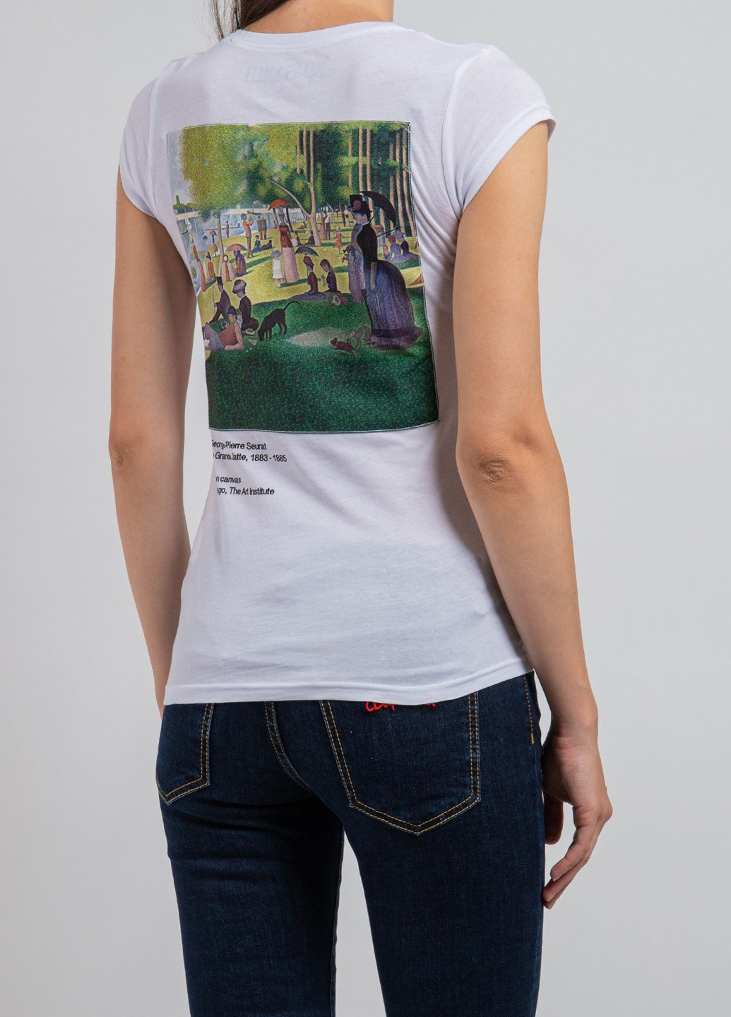 Белая футболка с принтом Ko Samui - (250382540)