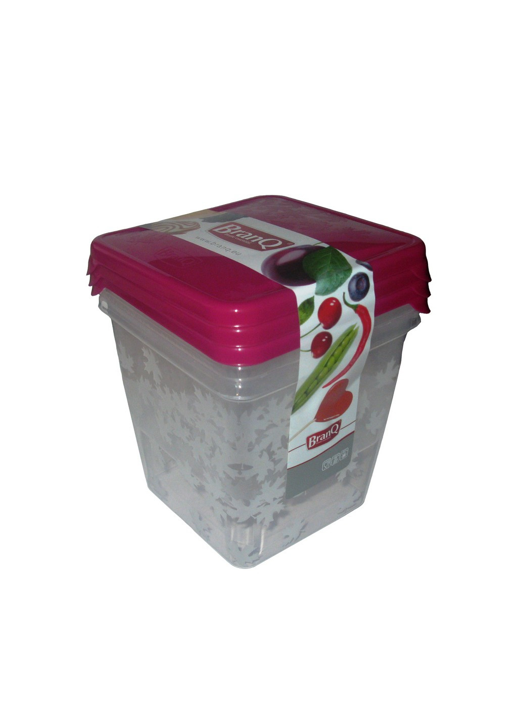 Комплект емкостей для морозилки RUKKOLA 3 шт.с малиновыми крышками (0.45л+0.75л+1л) (BRQ -1129) Branq (216708620)