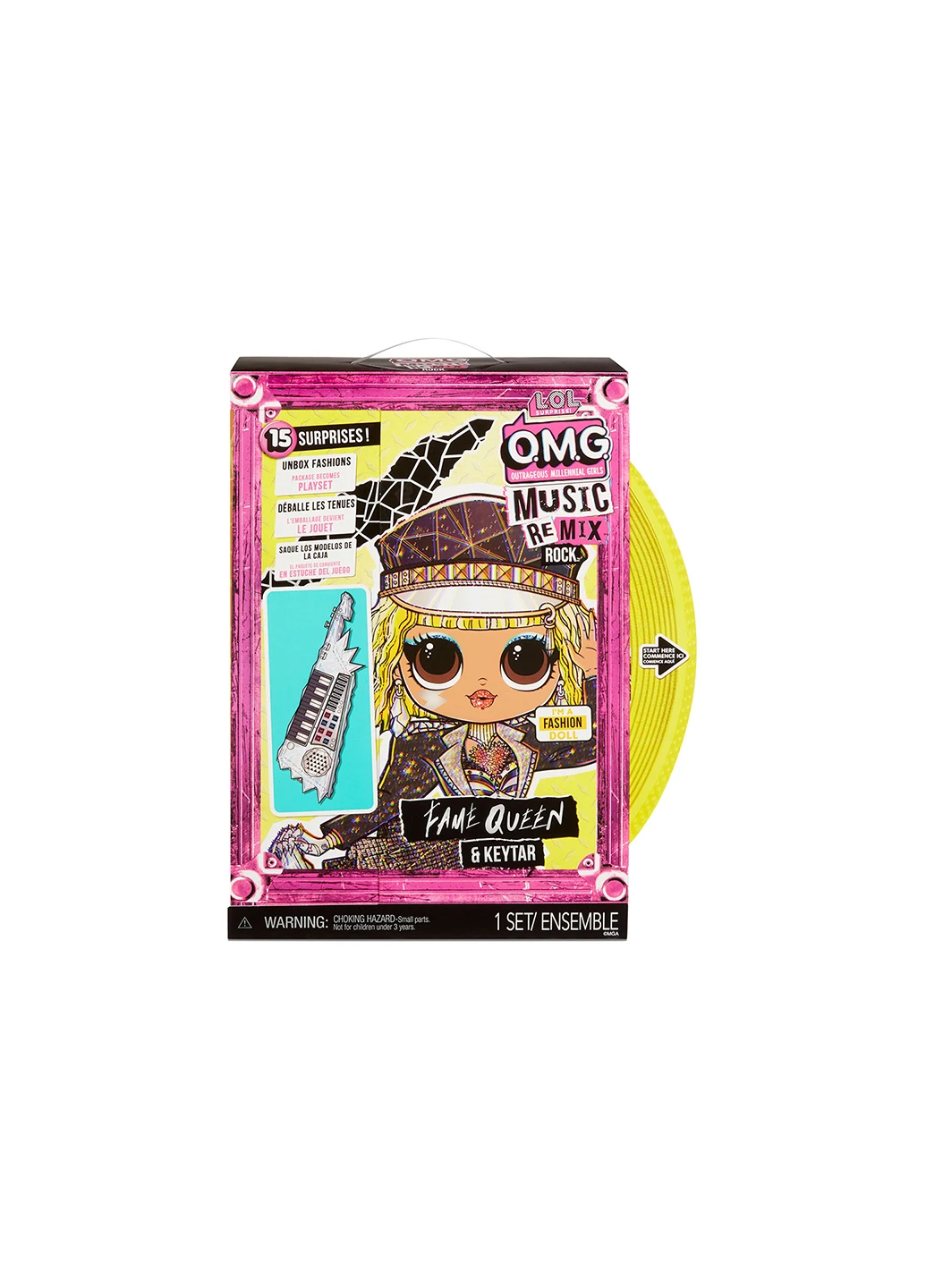 Игровой набор с куклой серии "O.M.G. Remix Rock"–КОРОЛЕВА СЦЕНЫ L.O.L. Surprise! 577607 (255292363)
