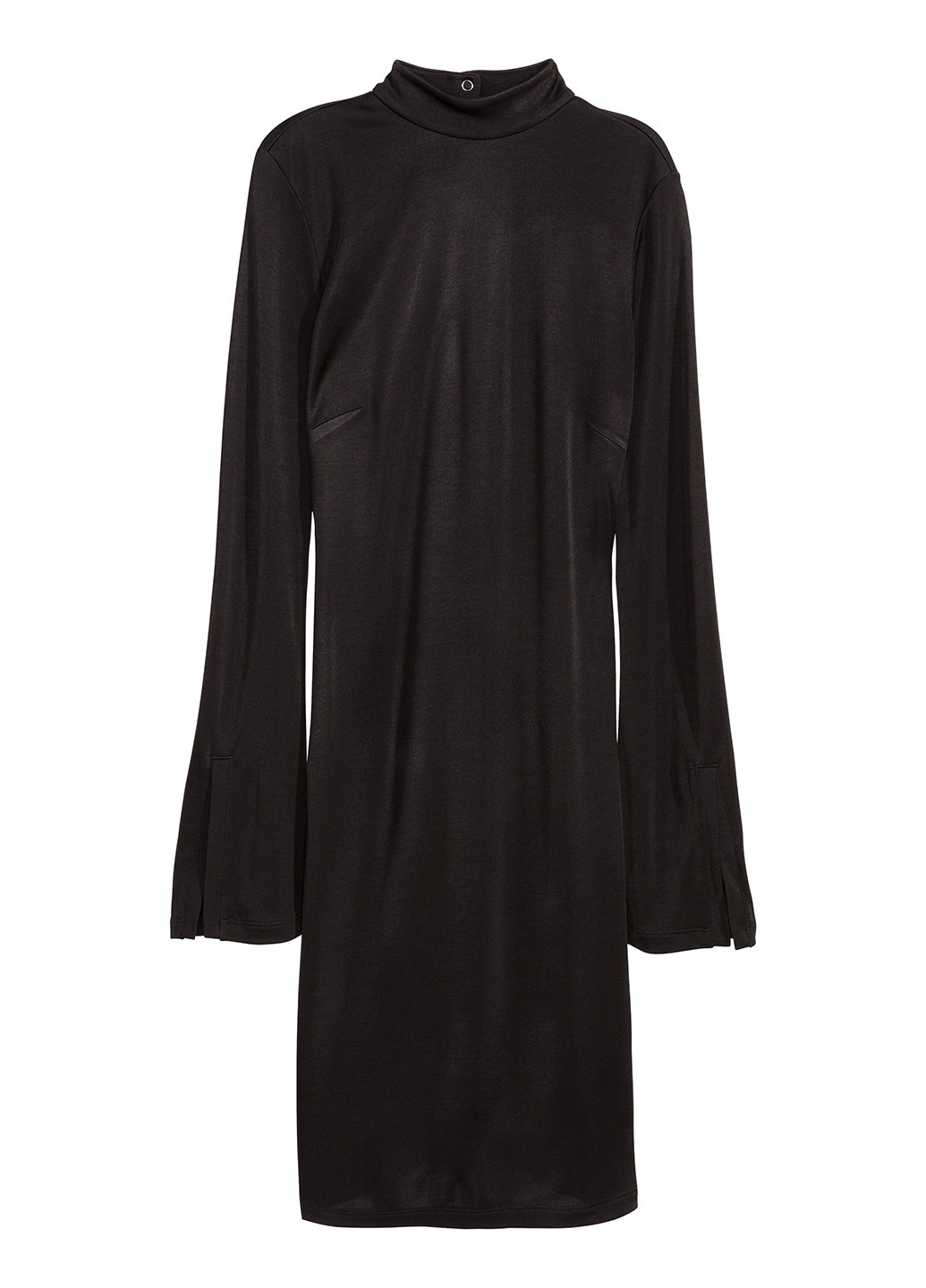 Черное кэжуал платье силуэтная H&M однотонное