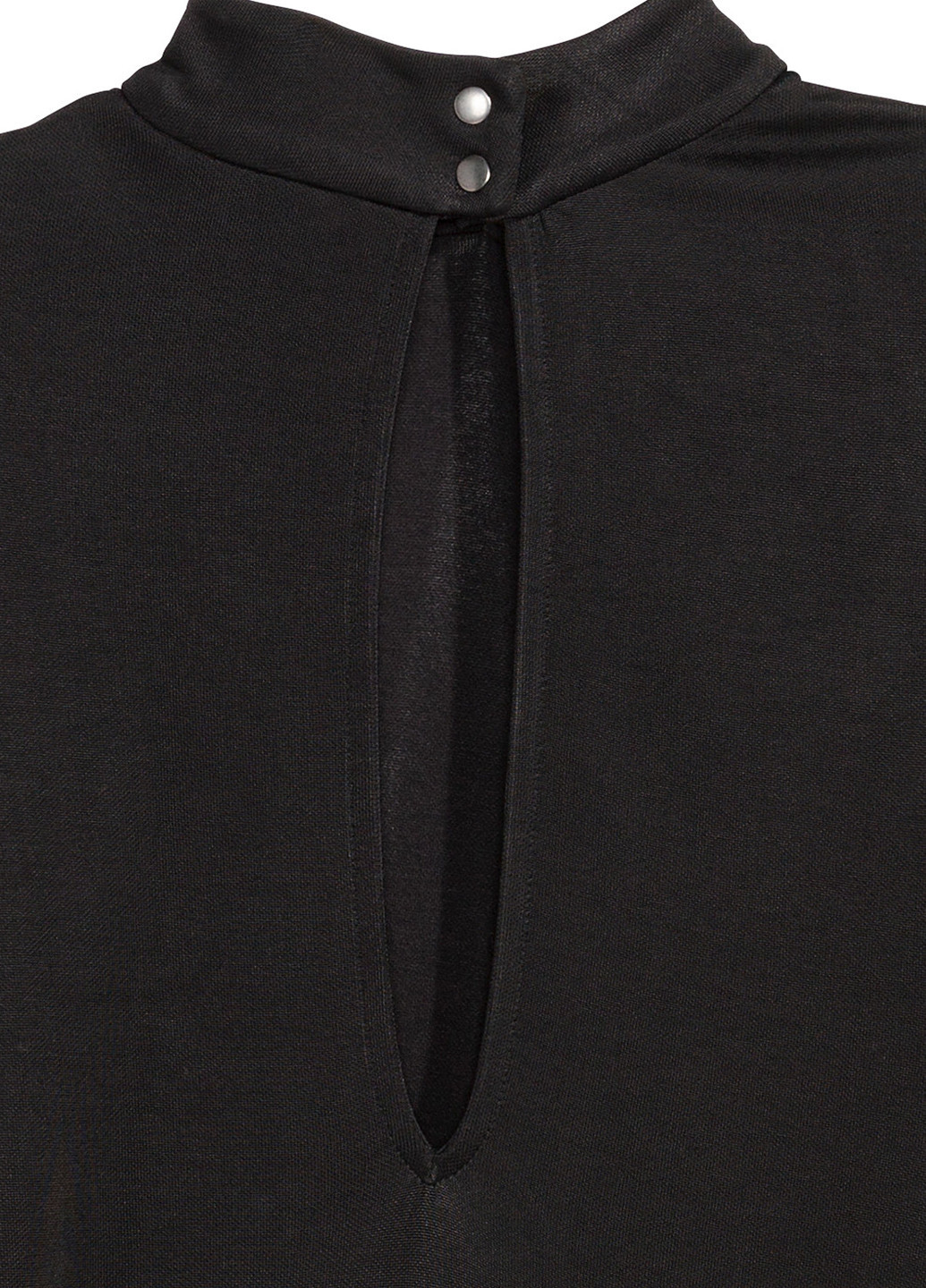 Черное кэжуал платье силуэтная H&M однотонное