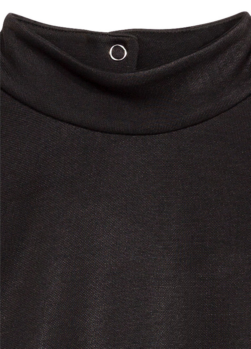 Черное кэжуал платье силуэтная H&M однотонное