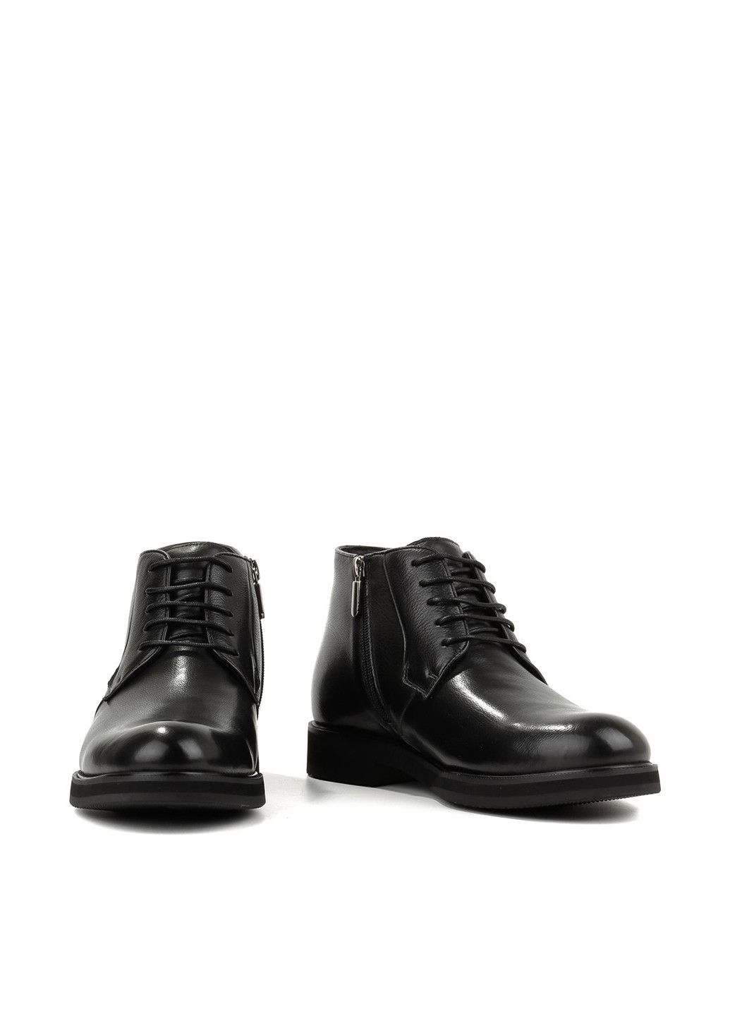 Черные зимние ботинки Le'BERDES